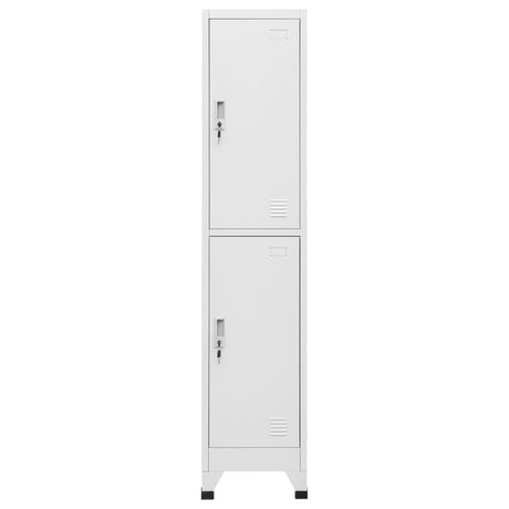 Vidaxl lockerkast met 2 vakken 38x45x180 cm