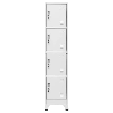 Vidaxl lockerkast met 4 vakken 38x45x180 cm
