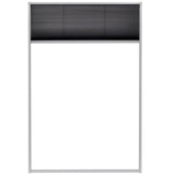 Vidaxl raamhor plissé 80x120 cm aluminium