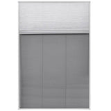 Vidaxl raamhor plissé met verduistering 80x120 cm aluminium