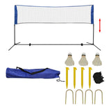 Vidaxl badminton net met shuttles 300x155 cm