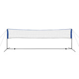 Vidaxl badminton net met shuttles 500x155 cm