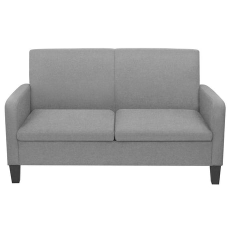 Vidaxl tweezitsbank 135x65x76 cm lichtgrijs