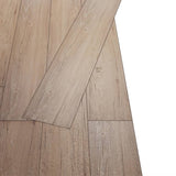 Vidaxl vloerplanken zelfklevend 5,02 m² 2 mm pvc eiken bruin