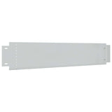 Vidaxl grasboorden 100x19 cm gegalvaniseerd staal 5 st