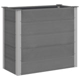 Vidaxl plantenbak verhoogd 100x50x91 cm hkc grijs