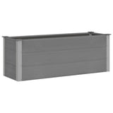 Vidaxl plantenbak verhoogd 150x50x54 cm hkc grijs