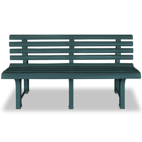 Vidaxl tuinbank 145,5 cm kunststof groen