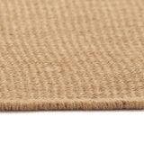 Vidaxl tapijt met latex onderkant 70x130 cm jute natuurlijk