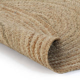 Vidaxl tapijt rond 90 cm gevlochten jute