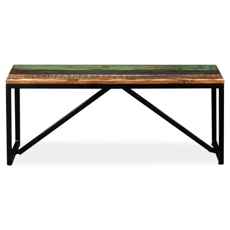 Vidaxl bankje 110x35x45 cm massief gerecycled hout