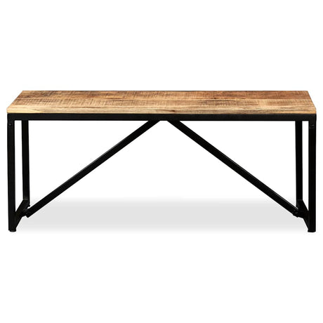 Vidaxl bankje 110x35x45 cm massief mangohout