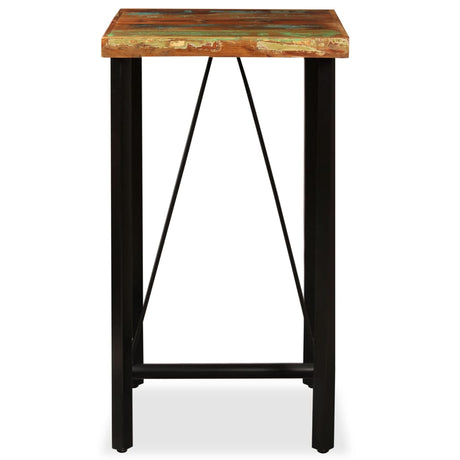 Vidaxl bartafel 60x60x107 cm massief gerecycled hout