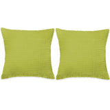 VidaXL Sierkussenset 60x60 cm velours groen 2-delig