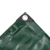 Vidaxl dekzeil 650 g m² 3x3 m groen