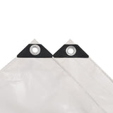 Vidaxl dekzeil 650 g m² 3x5 m wit