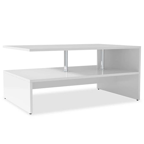 Vidaxl salontafel 90x59x42 cm bewerkt hout wit