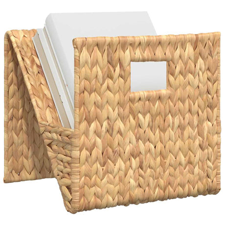 Vidaxl tijdschrifthouder 31x31x31 cm waterhyacint