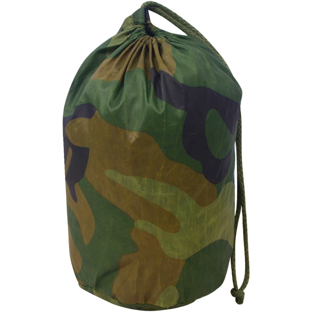 Vidaxl camouflagenet met opbergtas 6x6 m