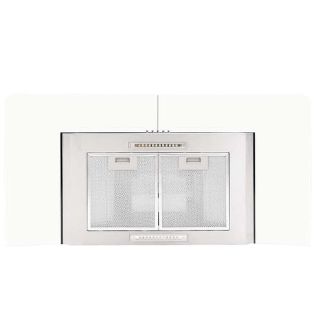 Vidaxl wandafzuigkap 756 m³ u led 90 cm roestvrij staal