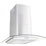 Vidaxl wandafzuigkap 756 m³ u led 60 cm roestvrij staal