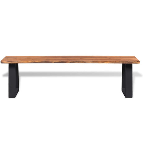 Vidaxl bankje 160 cm massief acaciahout