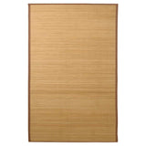 Vidaxl tapijt 100x160 cm bamboe bruin