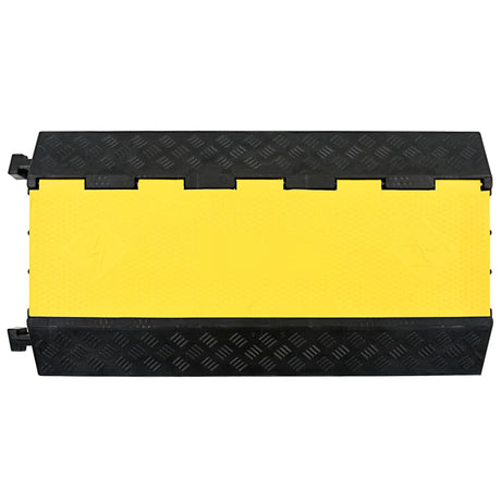 Vidaxl kabelbeschermer drempel 3 tunnels 93 cm rubber