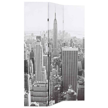Vidaxl kamerscherm new york bij daglicht 120x170 cm zwart en wit