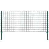 Vidaxl euro hek 20x1,2 m staal groen