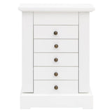 Vidaxl sieradenkastje met spiegel 25x13,5x34 cm mdf