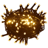 Vidaxl lichtsnoer met 600 led's met 8 lichteffecten ip44 60 m warmwit