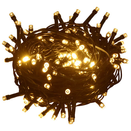 Vidaxl lichtsnoer met 600 led's met 8 lichteffecten ip44 60 m warmwit