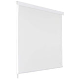 Vidaxl rolgordijn voor douche 80x240 cm wit