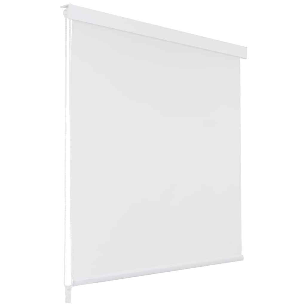 Vidaxl rolgordijn voor douche 100x240 cm wit