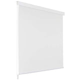 Vidaxl rolgordijn voor douche 160x240 cm wit