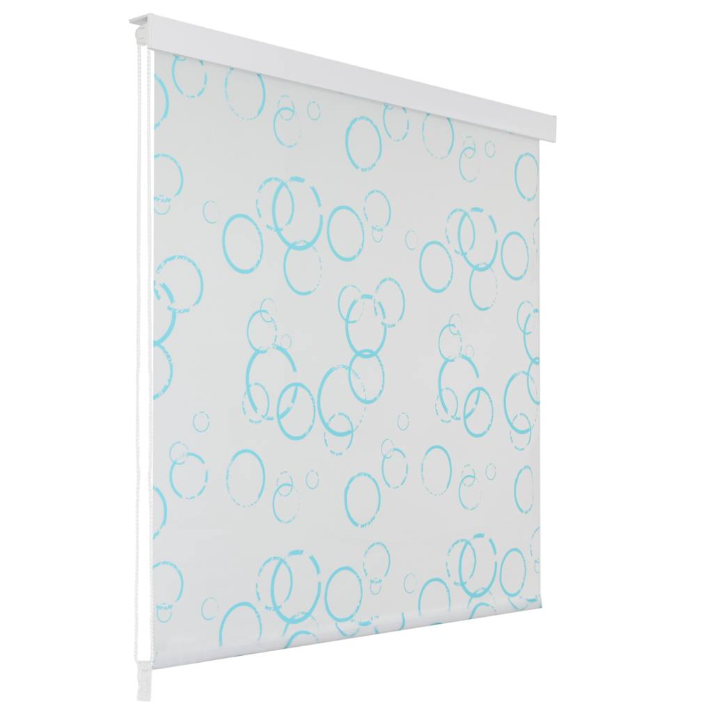 Vidaxl rolgordijn voor douche 140x240 cm bubbel