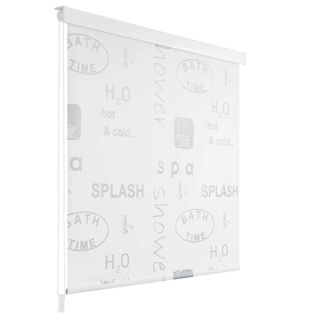 Vidaxl rolgordijn voor douche 80x240 cm splash