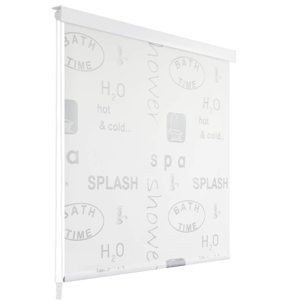 Vidaxl rolgordijn voor douche 100x240 cm splash