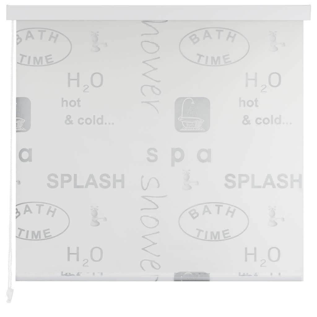 Vidaxl rolgordijn voor douche 100x240 cm splash