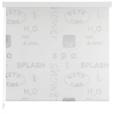 Vidaxl rolgordijn voor douche 140x240 cm splash