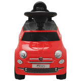 VidaXL Loopauto Fiat 500 rood