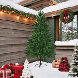 Vidaxl kunstkerstboom met levensechte naalden 210 cm groen