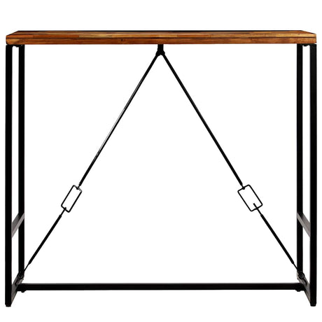 Vidaxl bartafel 120x60x106 cm massief gerecycled hout