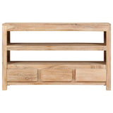 Vidaxl tv-meubel 90x30x55 cm massief acaciahout lichtbruin