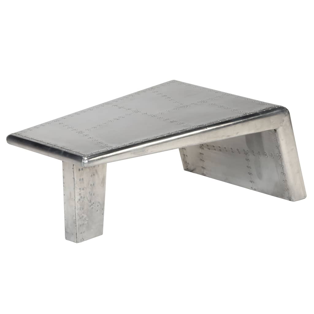 Vidaxl salontafel aviator vintage luchtvaartstijl aluminium