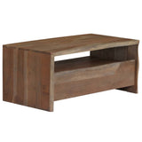 Vidaxl salontafel met natuurlijke rand 90x50x40 cm acaciahout grijs