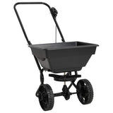 Vidaxl strooiwagen duwmodel 15 l 80x46x75 cm pvc en staal