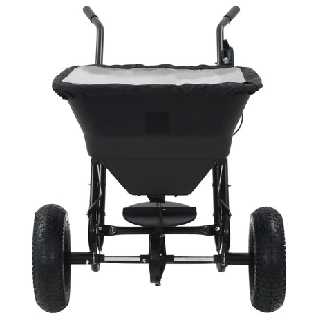 Vidaxl strooiwagen duwmodel 45 l 106x73x76 cm pvc en staal