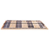 Vidaxl lattenbodem met 42 latten 7 zones 120x200 cm